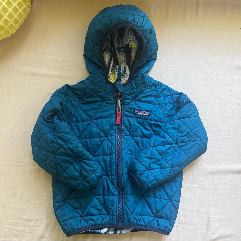 Patagonia Kids Jacket in Teal Blue